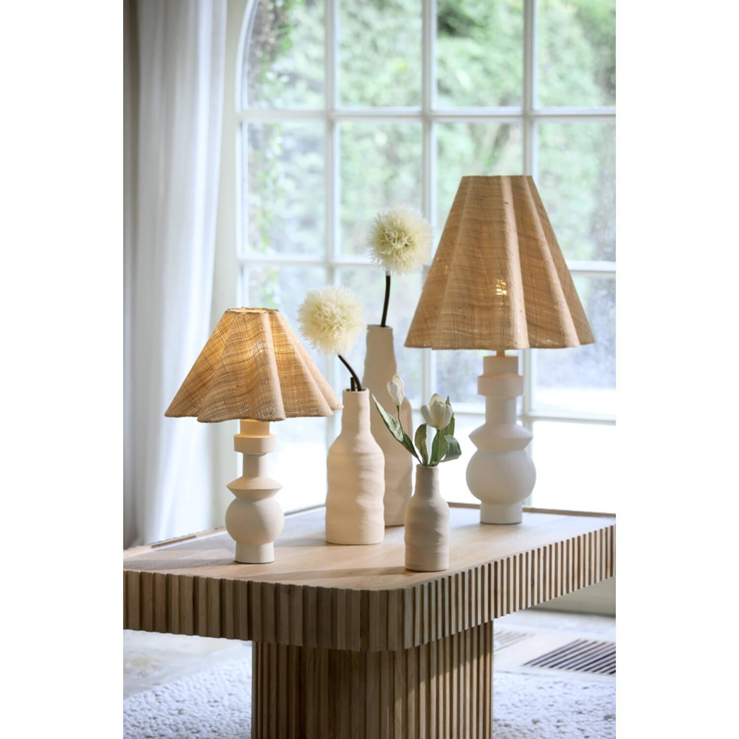 Sesto Ceramics Vase - Matt, Cream