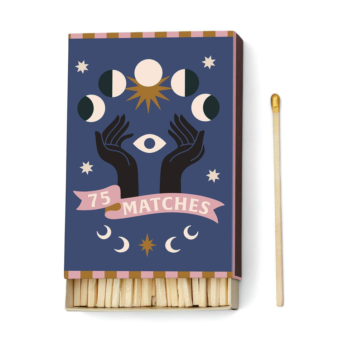 Boxed Matches - Celestial Moon - Gold