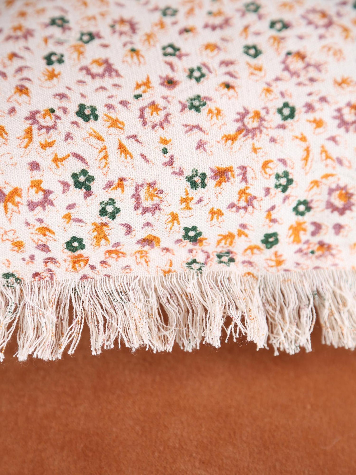 CRAFTED - Ceto Hand Fringed Cushion