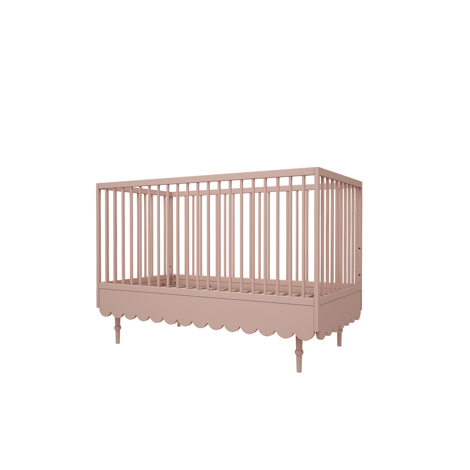 Handmade Babushka Pink Cot Bed 70 x 140cm