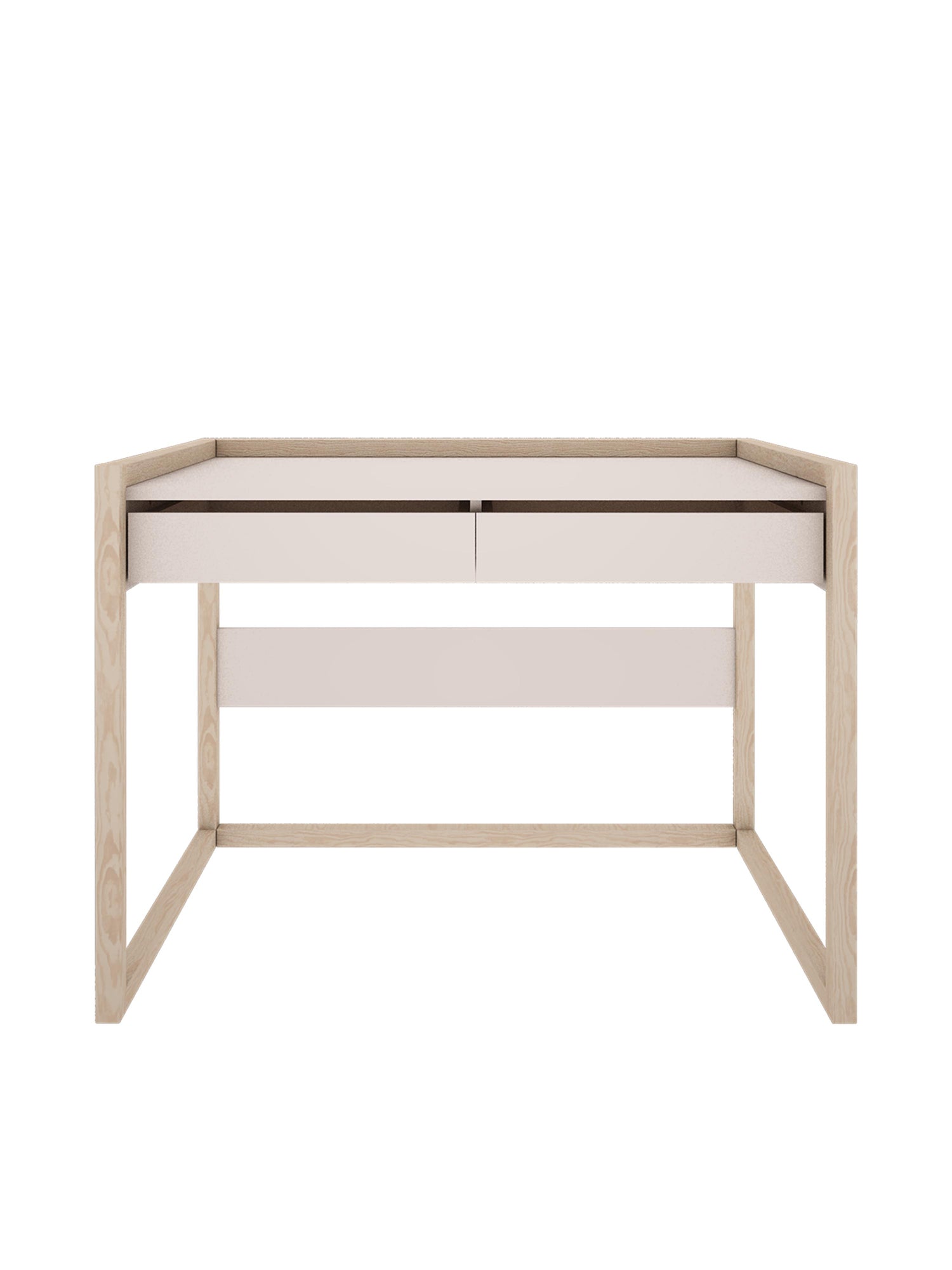Classic Scandi Desk - White