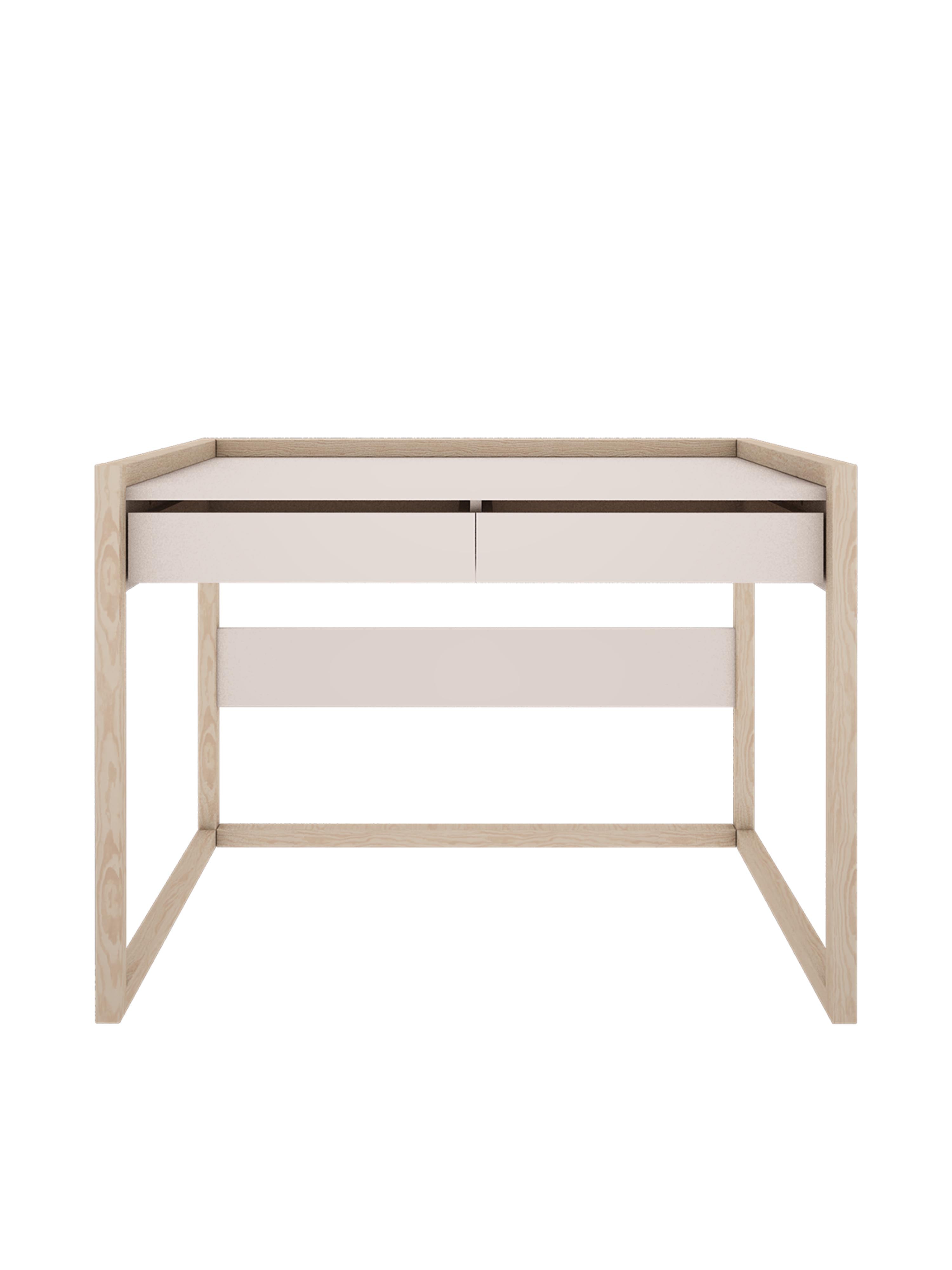 Classic Scandi Desk - White