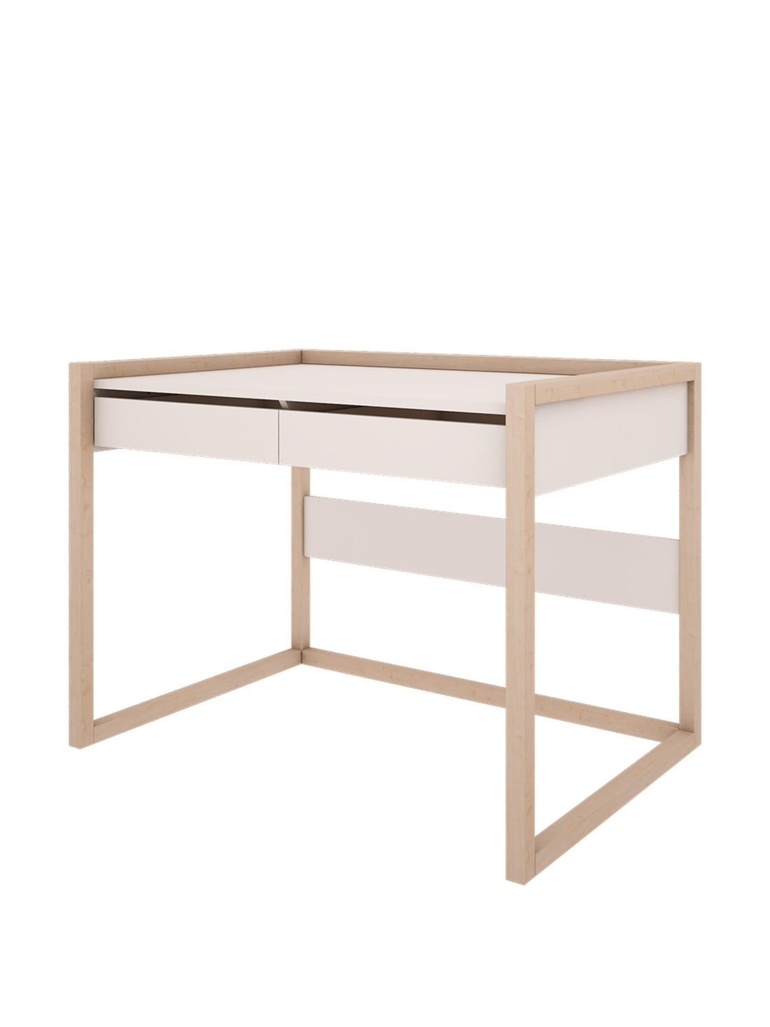 Classic Scandi Desk - White