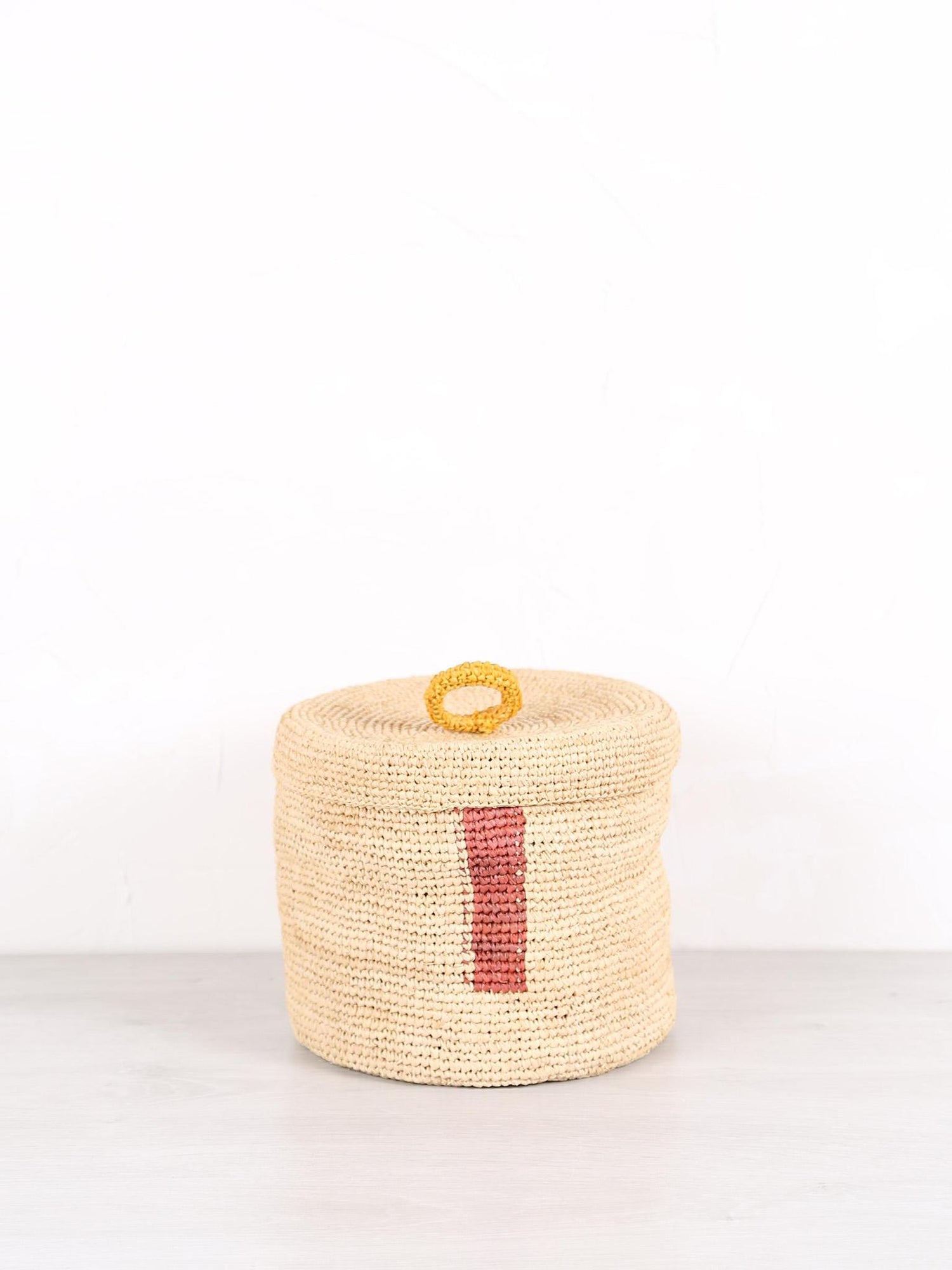 Large Handmade Raffia Basket - 5 patterns available