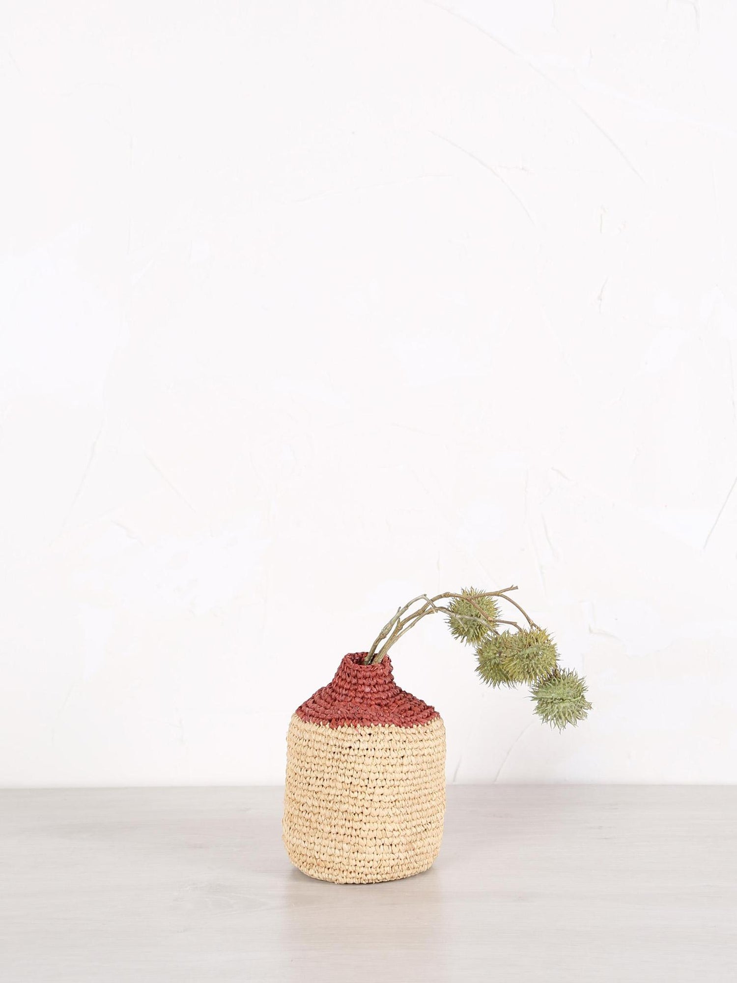 Small Woven Bud/Bottle Vase - 3 colours available