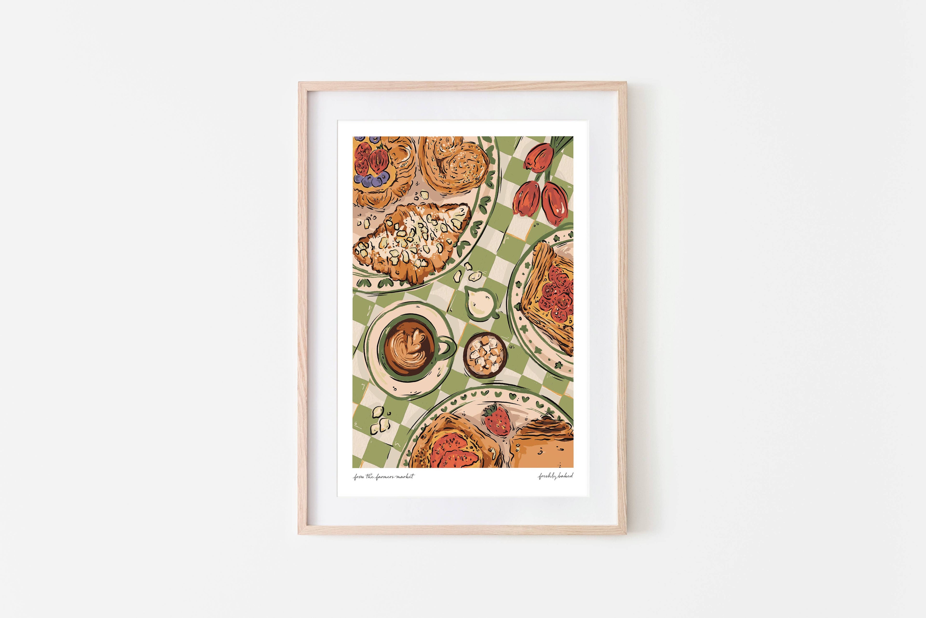 Freshly baked Art Print - The Farmers Market Collection