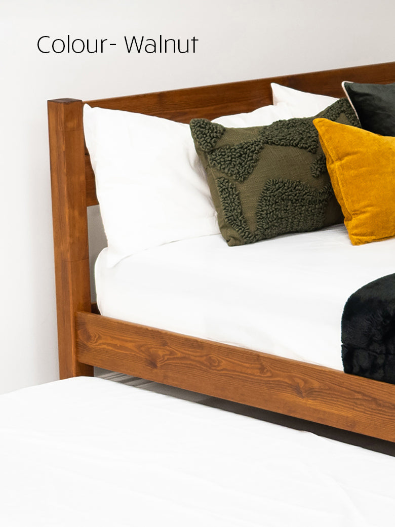 Model 02 – Handmade Wooden Platform Bed (No Headboard) - Colour &amp; Size Options Available