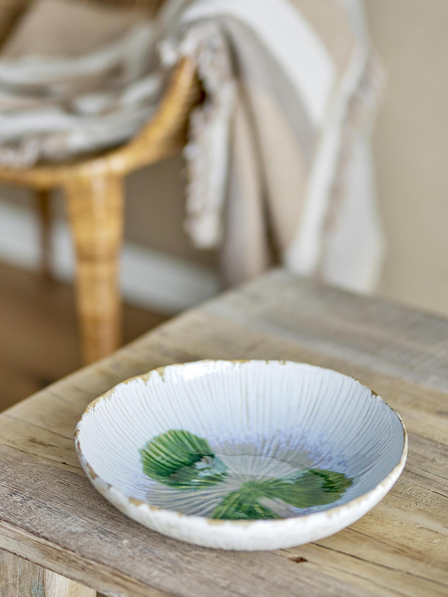 Mati Stoneware Bowl - Green