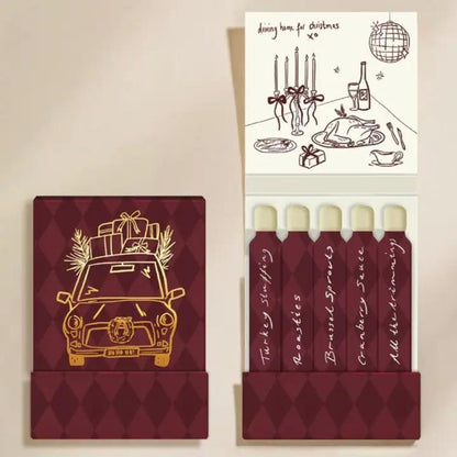Driving Home for Christmas Matchbook