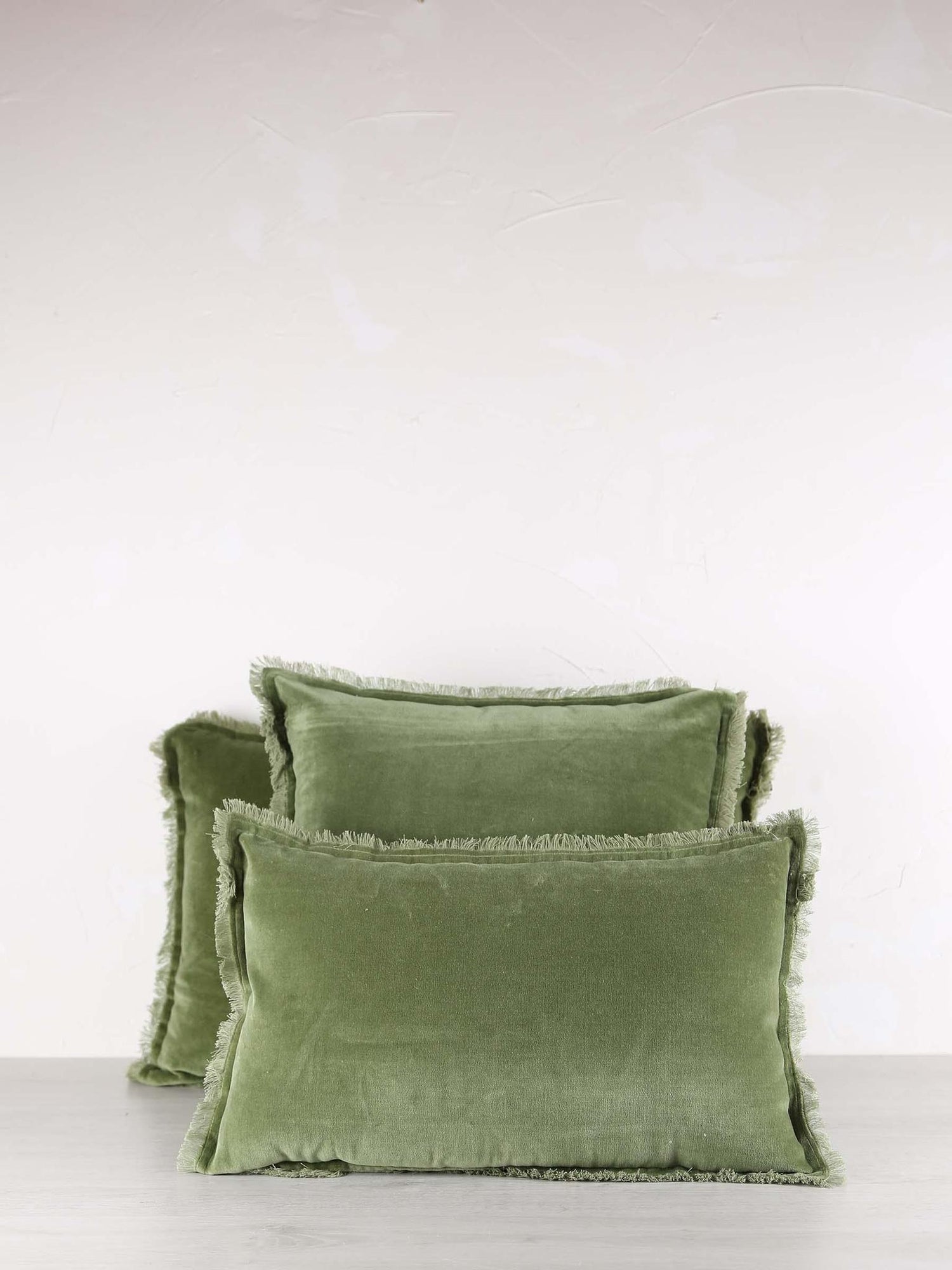 Fara Cushion - Eucalyptus Green - 3 Sizes Available