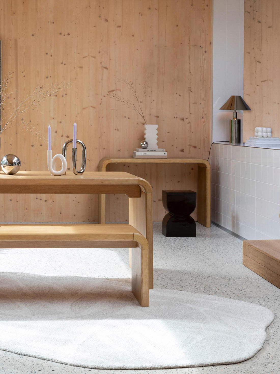 Forms - Organic Shaped Carpet - Creme Hues