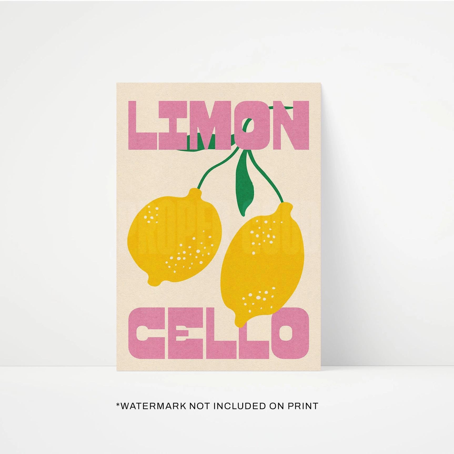 &quot;Limoncello&quot; print