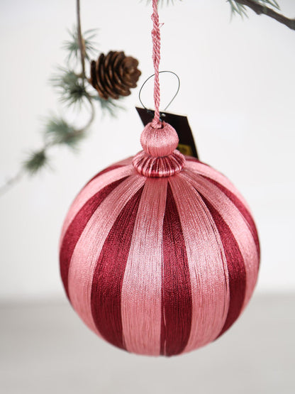Rosah Pink decorative Woven Bauble - 2 Sizes available