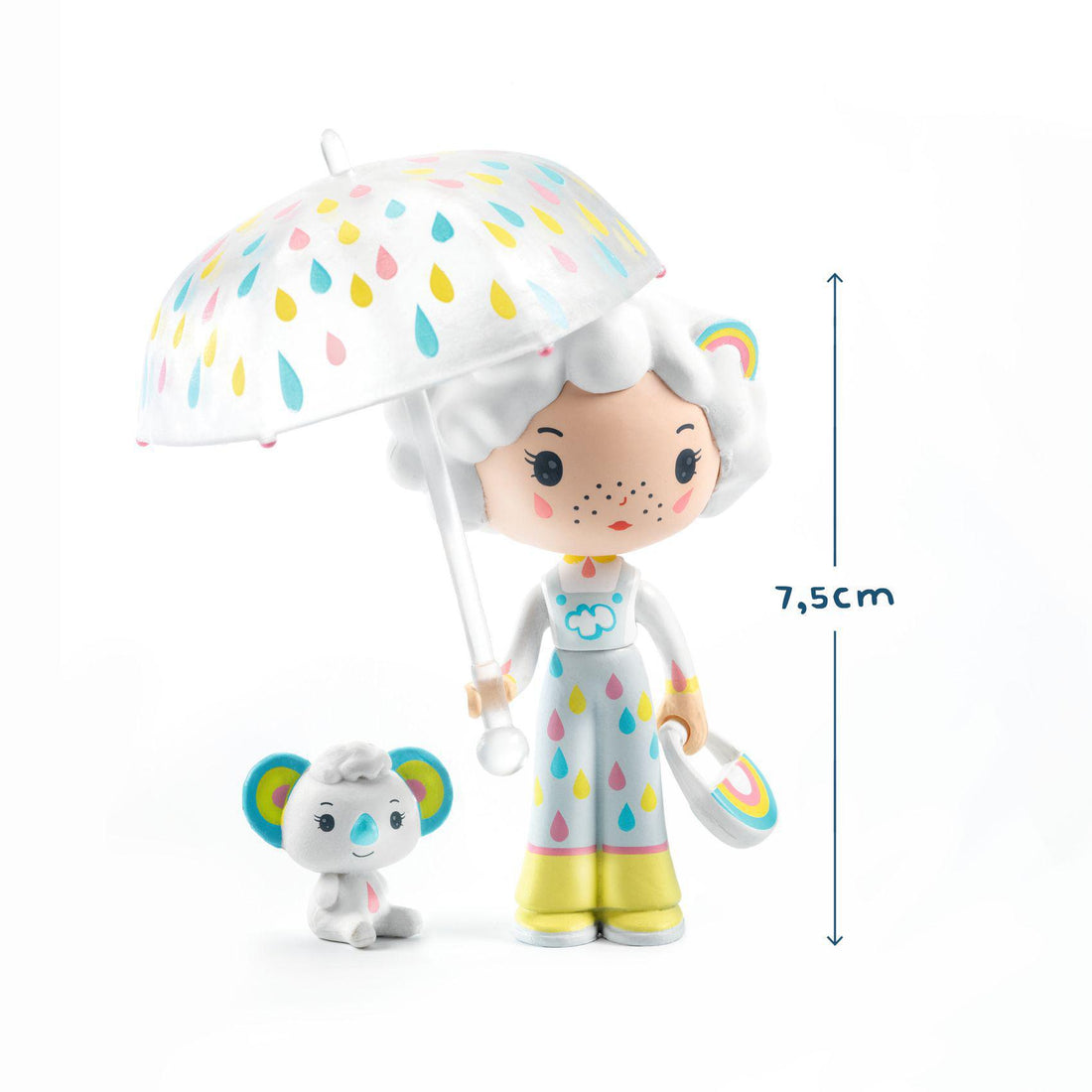 TINYLY - FIGURINE - Prunelle &amp; Blanc