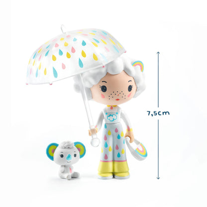 TINYLY - FIGURINE - Prunelle &amp; Blanc