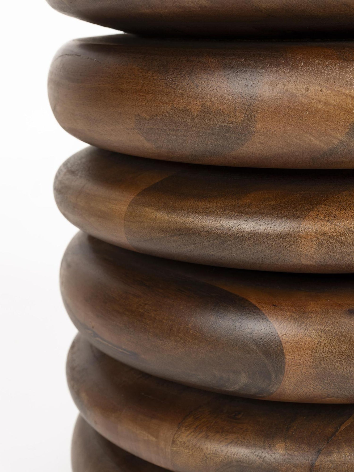 The disk stool - mango wood