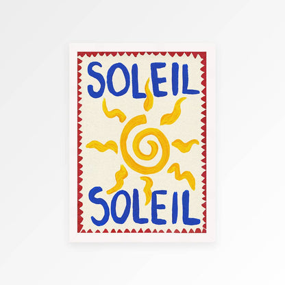 Soleil Hand Painted Print