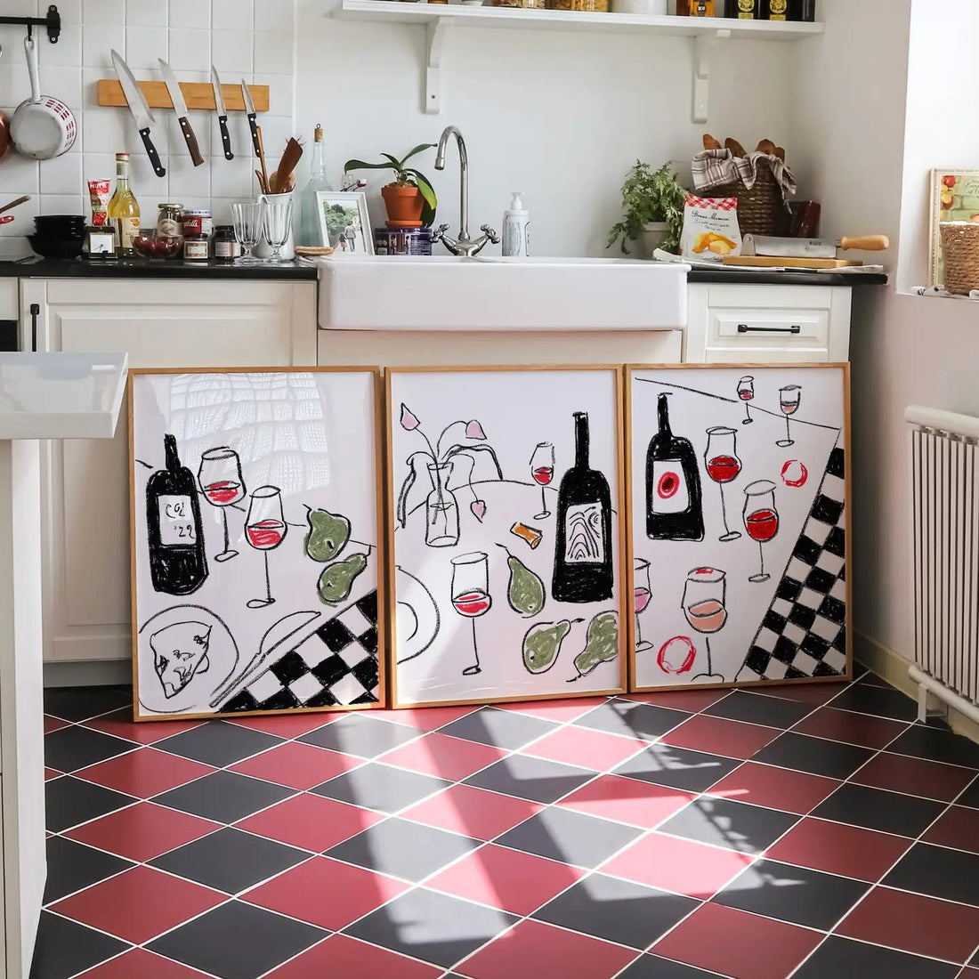 Tulips and Wine at Tillingham Print