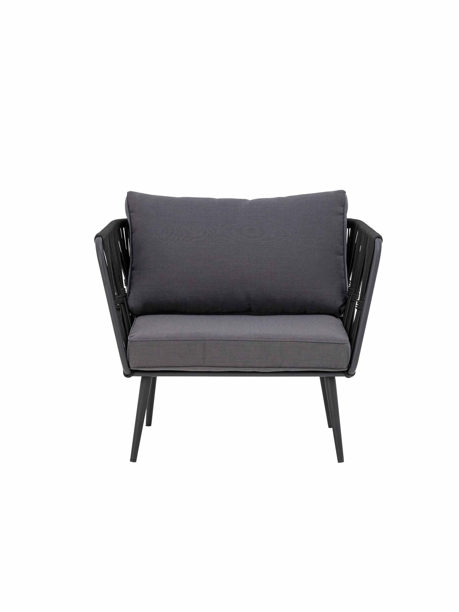 Pavone Outdoor Armchair Black/Grey