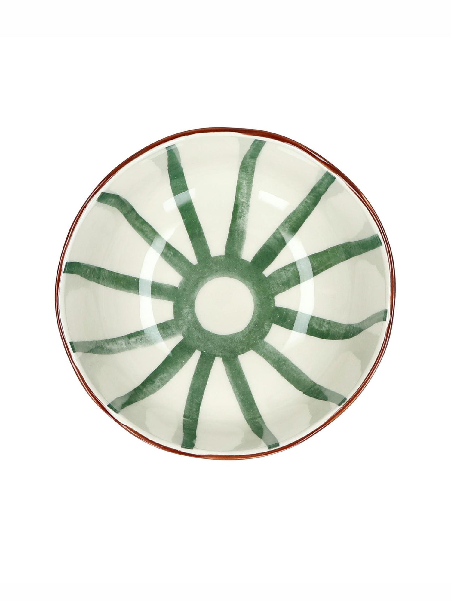 Mykonos - Soup Bowl - Porcelain - Green