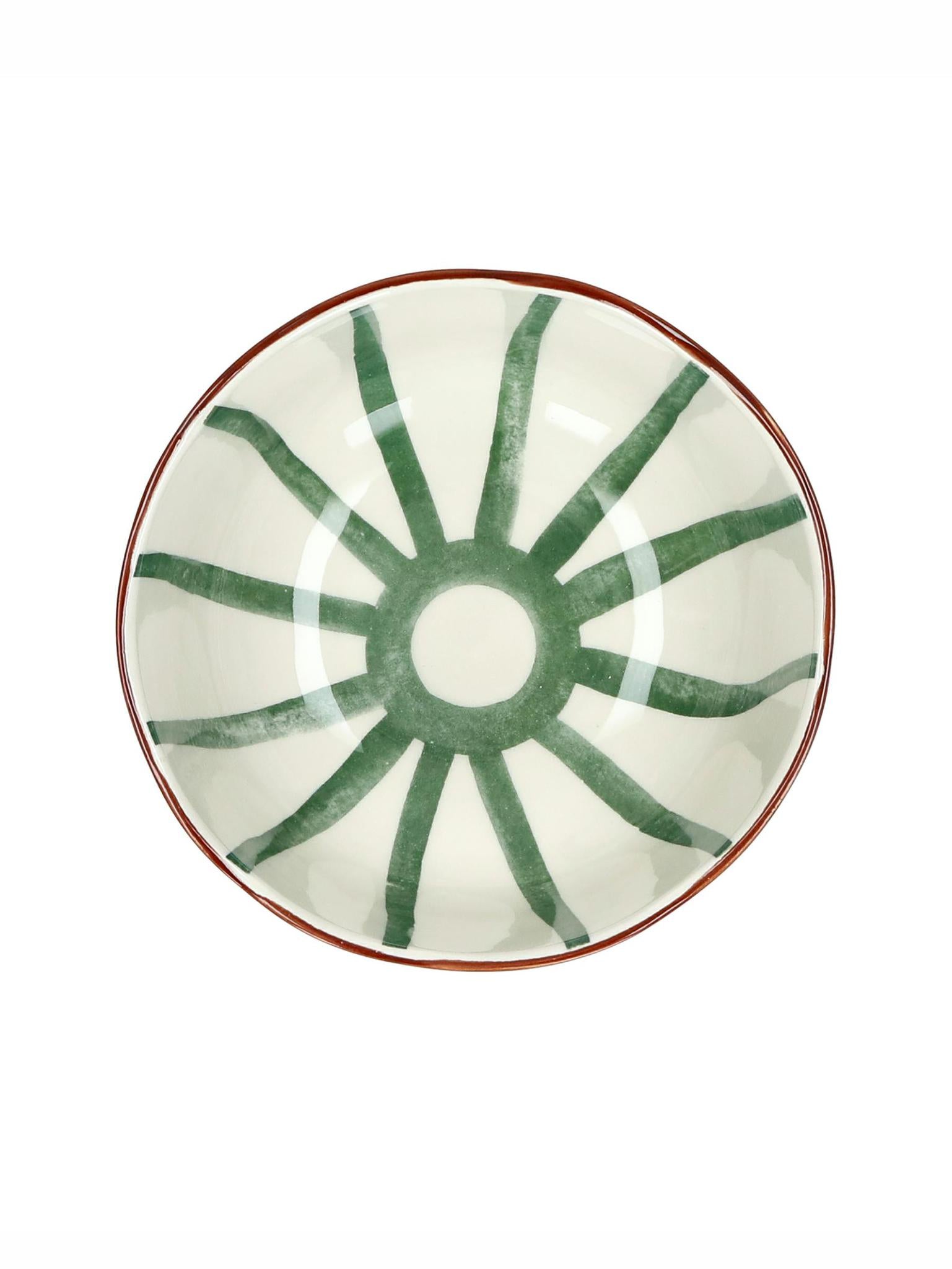 Mykonos - Soup Bowl - Porcelain - Green
