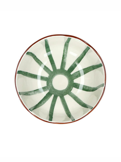 Mykonos - Soup Bowl - Porcelain - Green