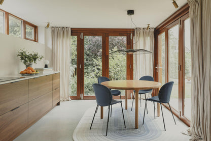 Storm Wooden Round Dining Table - 3 Colours Available