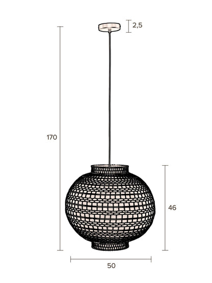 Ming Round Pendant Lamp