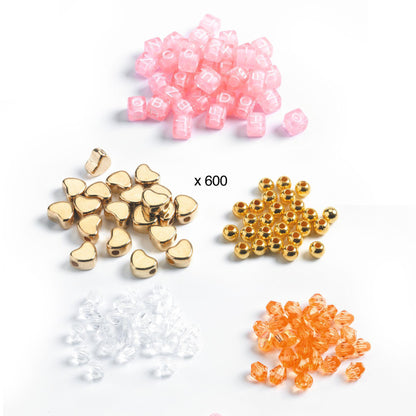 Gold Alphabet Beads