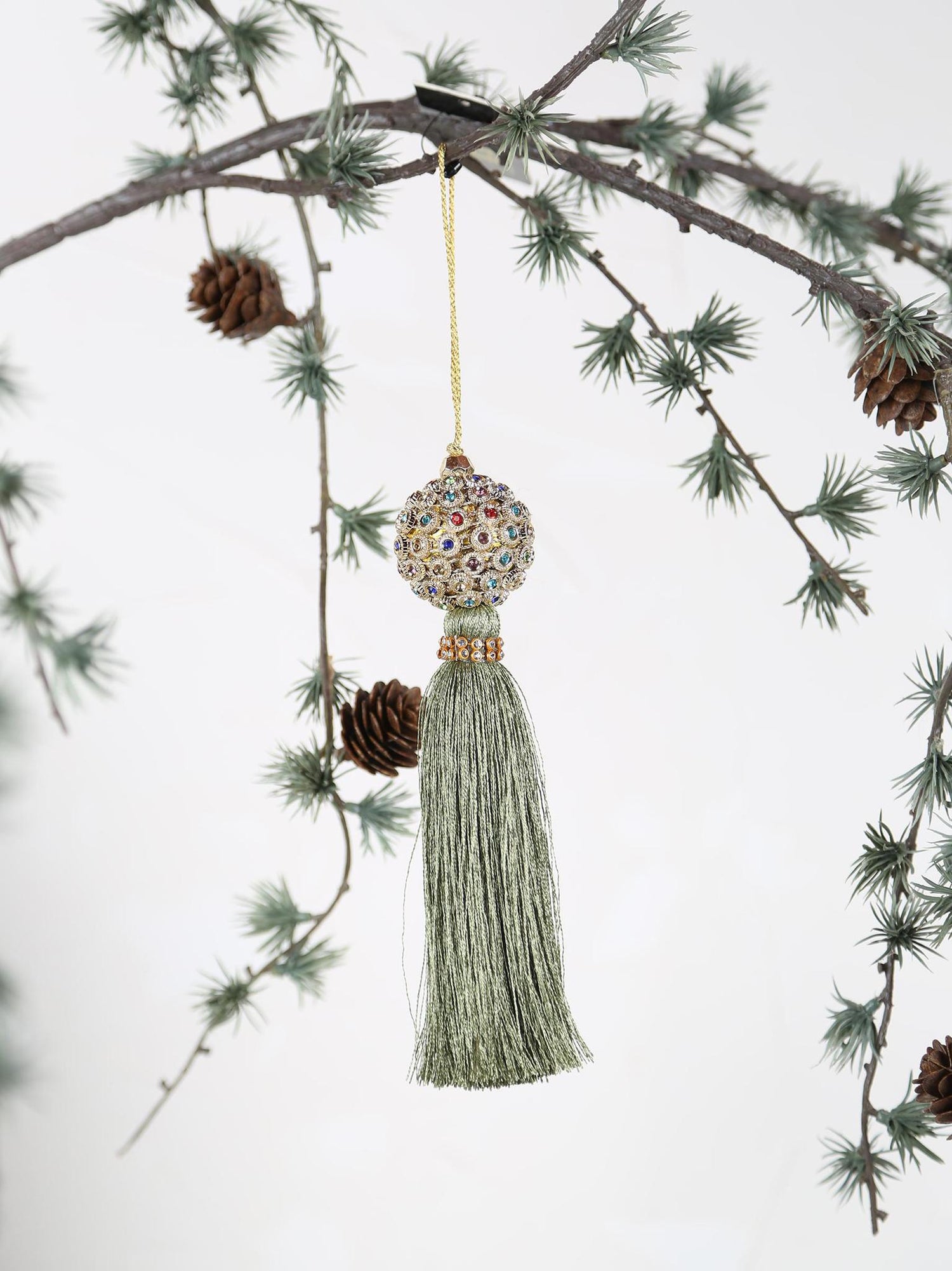 Yinae Green Tassle Ornament