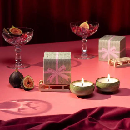 Sparkle Season: Christmas Bow Tea Lights