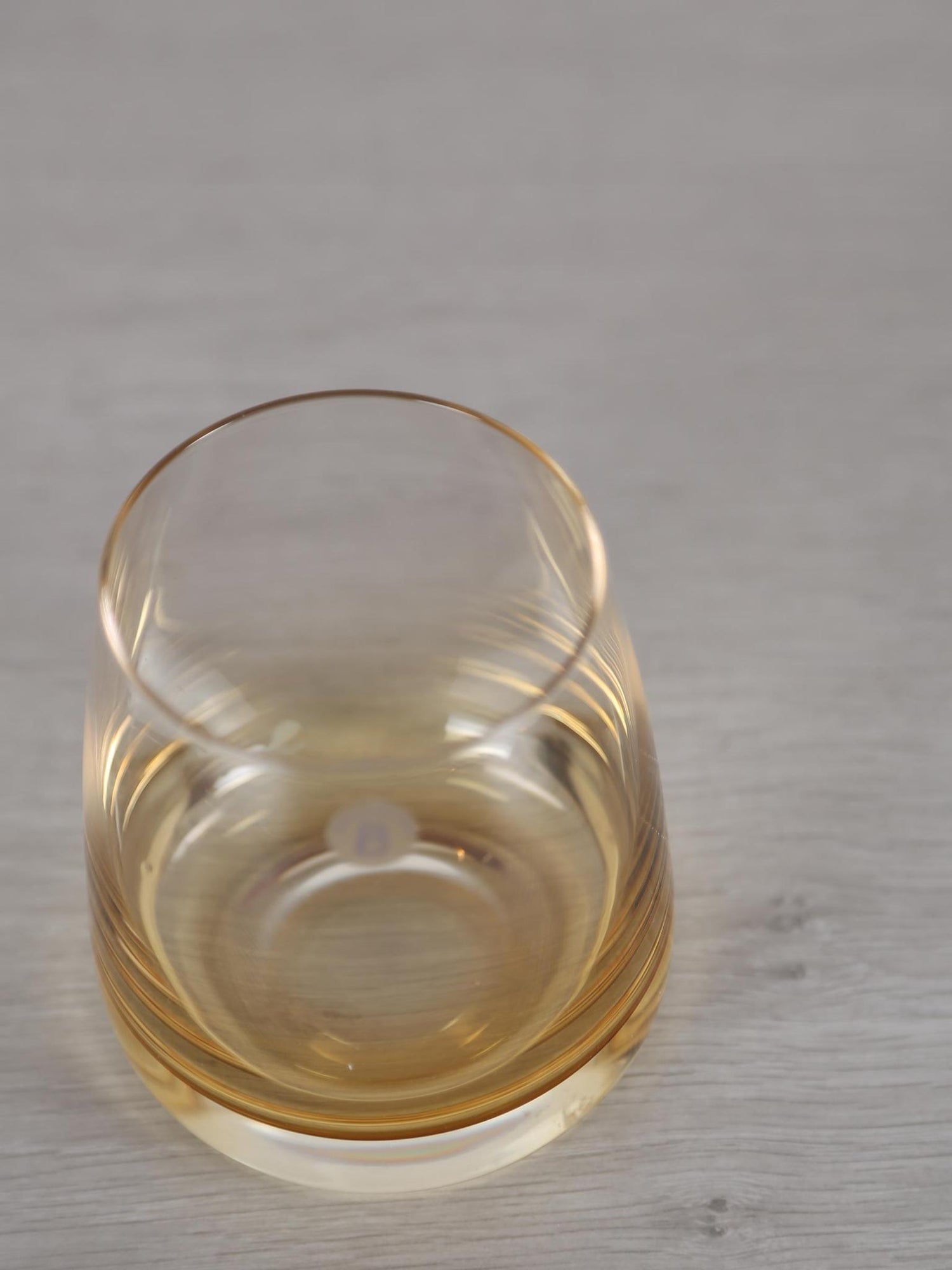 Amber Mouthblown Tumbler