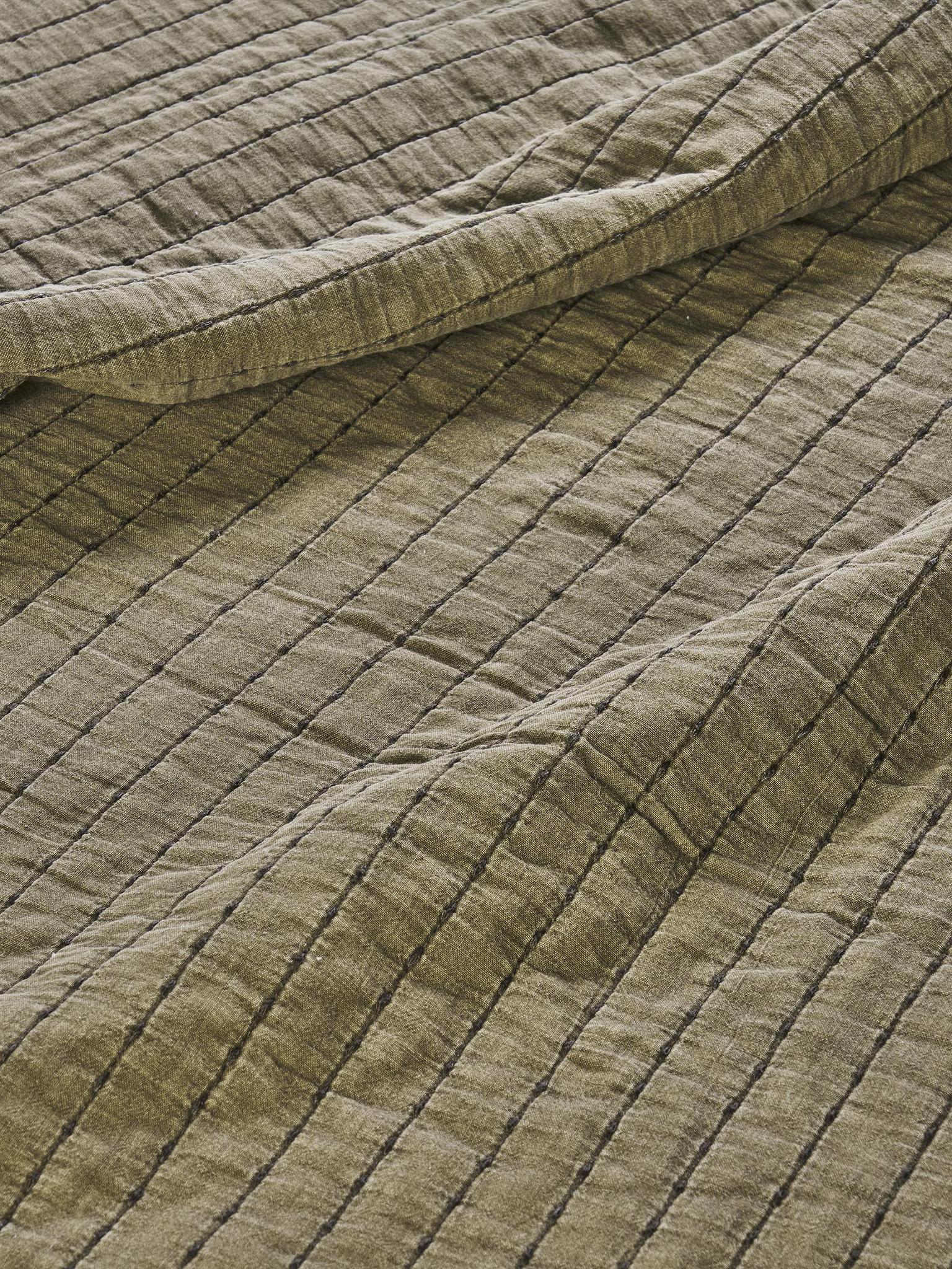 Quilted Cotton Throw - Colour Options Available