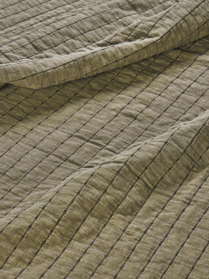 Quilted Cotton Throw - Colour Options Available