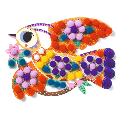 Pompom Birds - DIY Kit