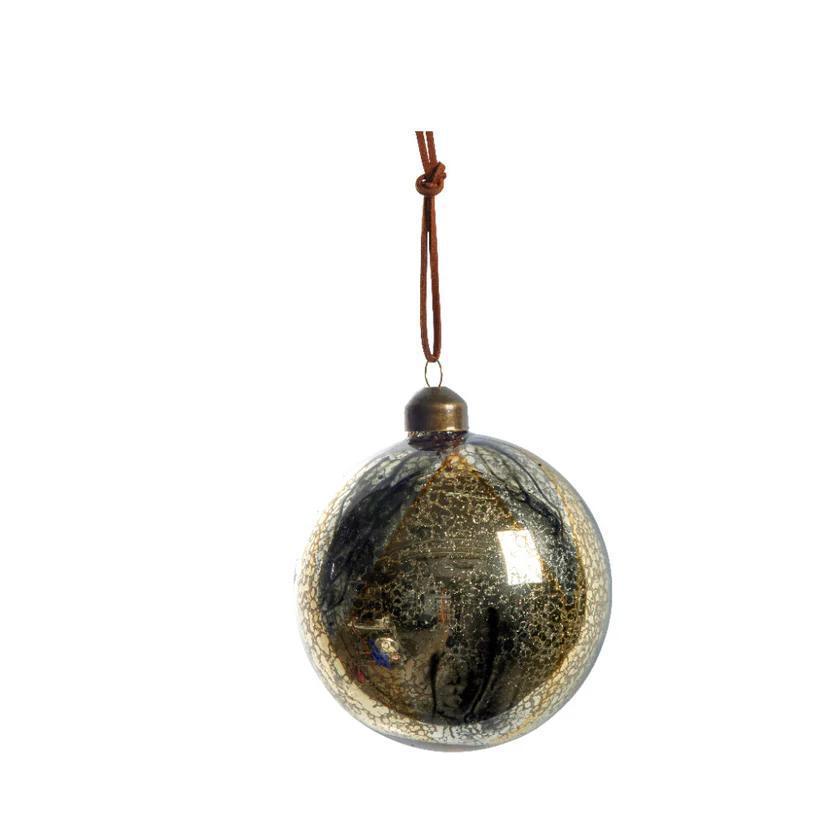 Nosille bauble - Silver &amp; Gold