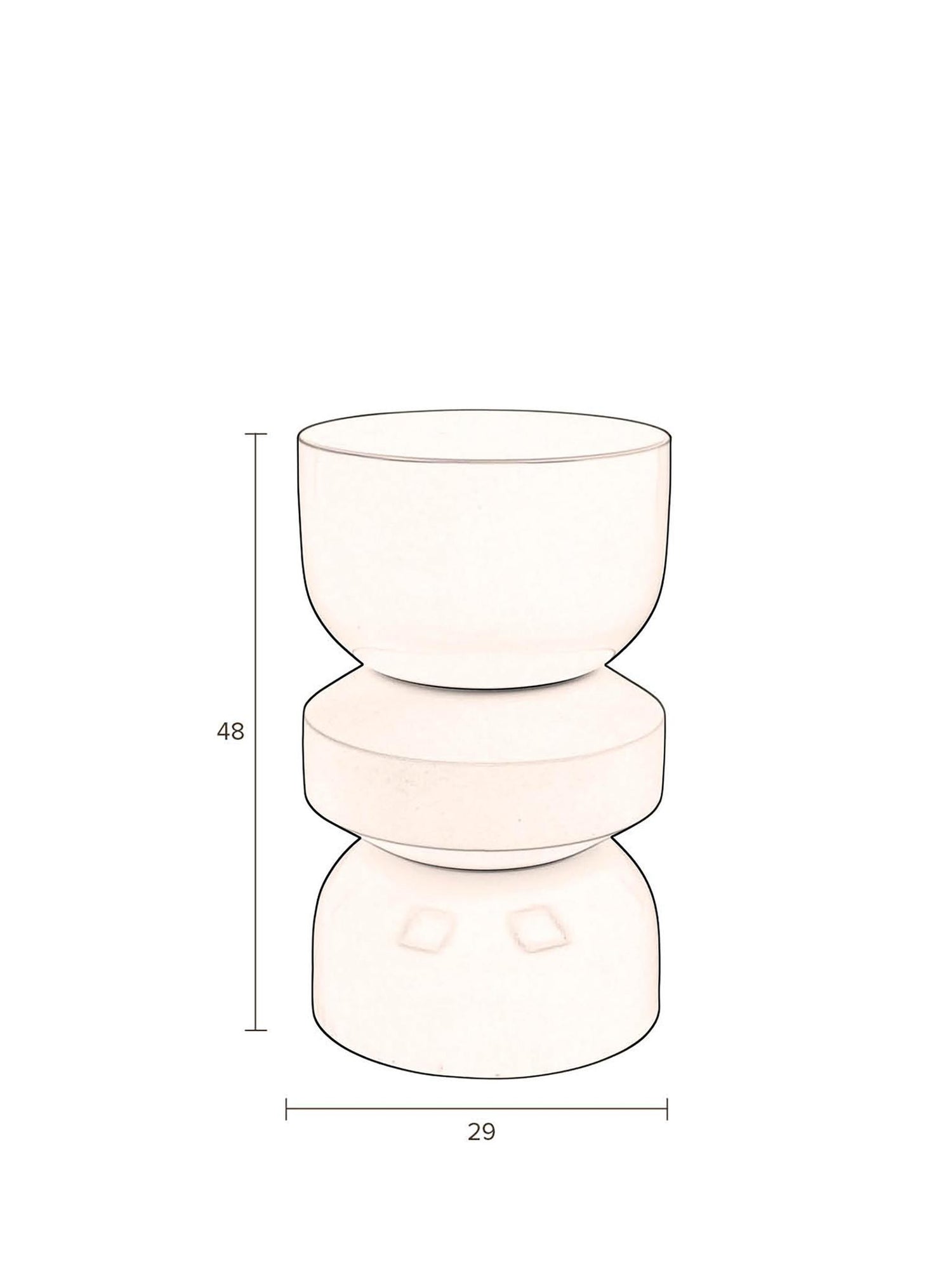Stool Apollo - Beige
