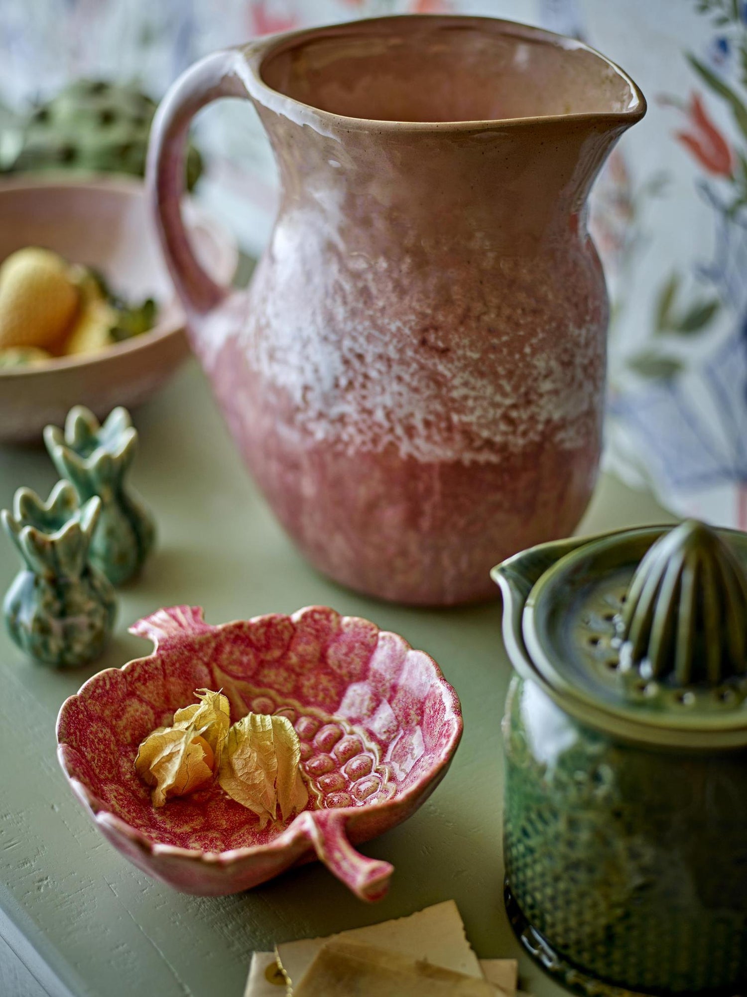 Gideon Bowl - Rose - Stoneware
