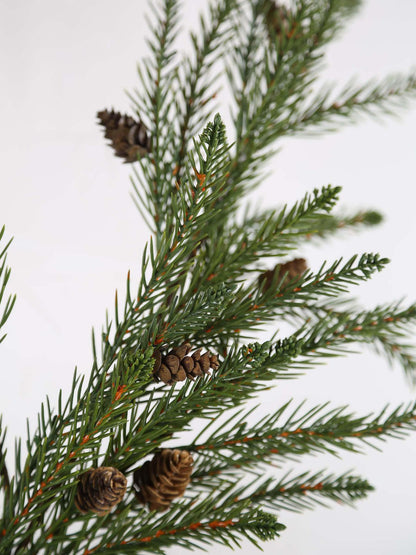 Faux seasonal Pinecone Stem