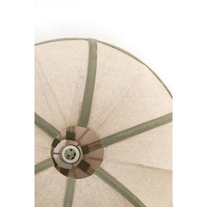 Mirleys Natural Linen Hanging Lamp - Olive, Crème, Beige - 2 Sizes Available
