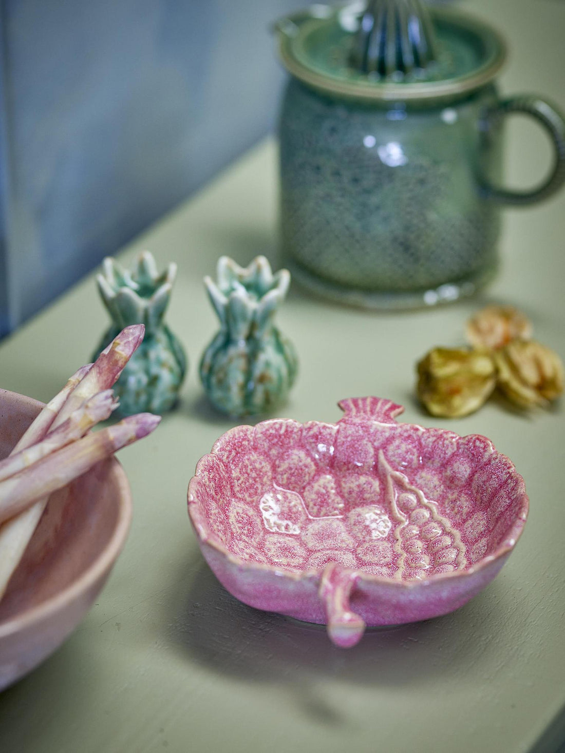 Gideon Bowl - Rose - Stoneware