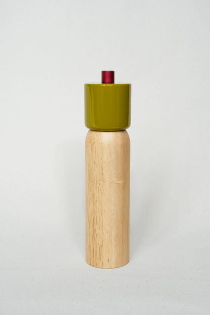 New! Salt &amp; Pepper Grinder - Olive &amp; Red