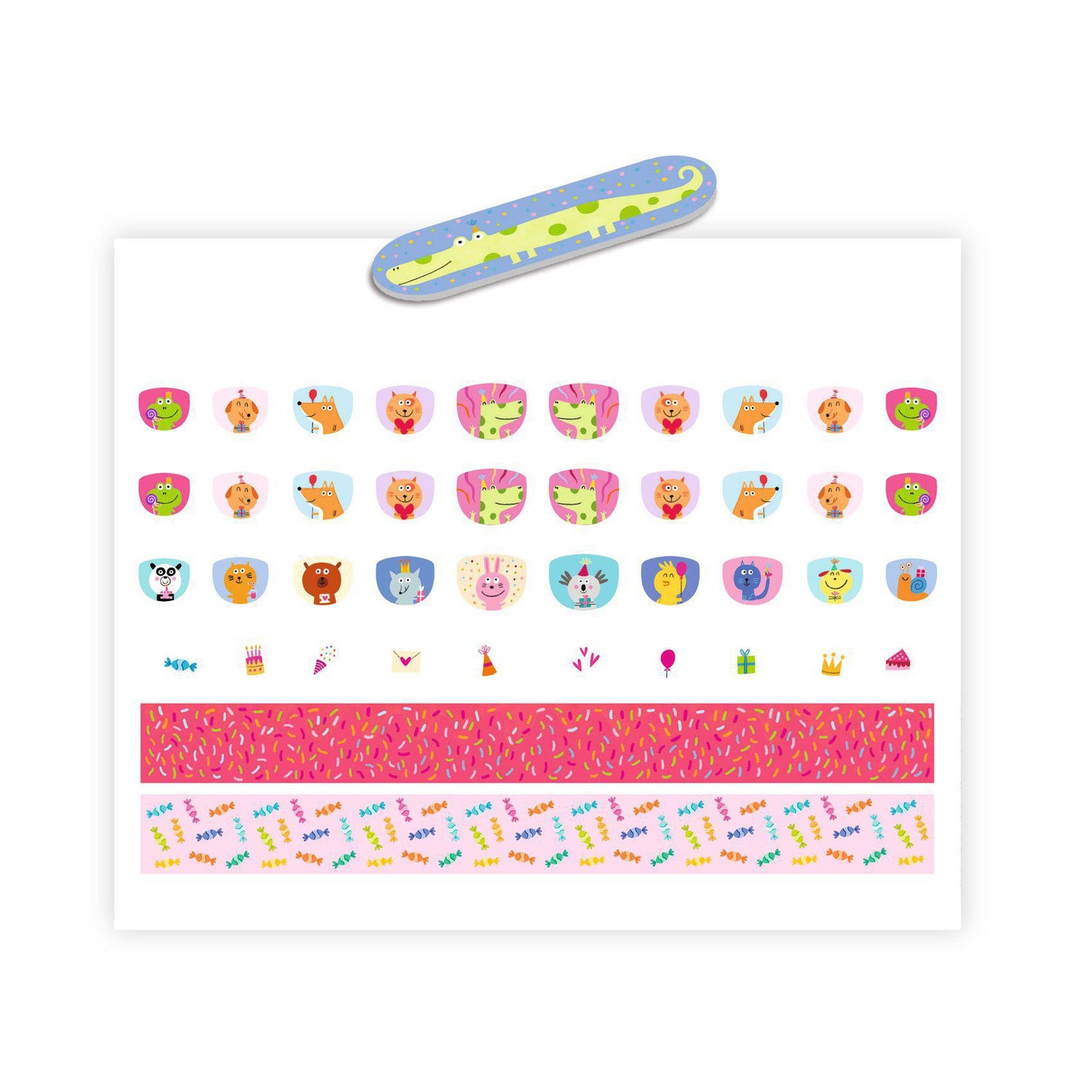 Nail Stickers - Happy Birthday