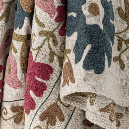 Ceva Cotton Throw - Rose