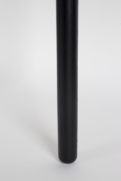 Storm Ash Wooden Dining Table - Black - 3 Sizes Available