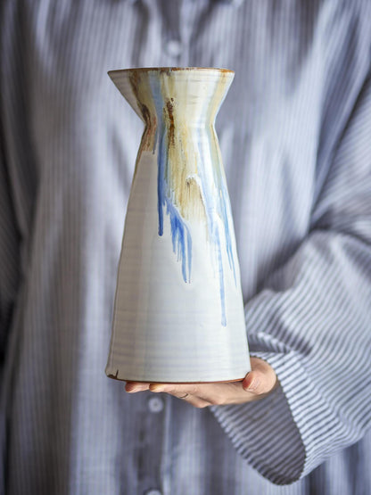 Nettie Jug - Patterned Blue - Stoneware