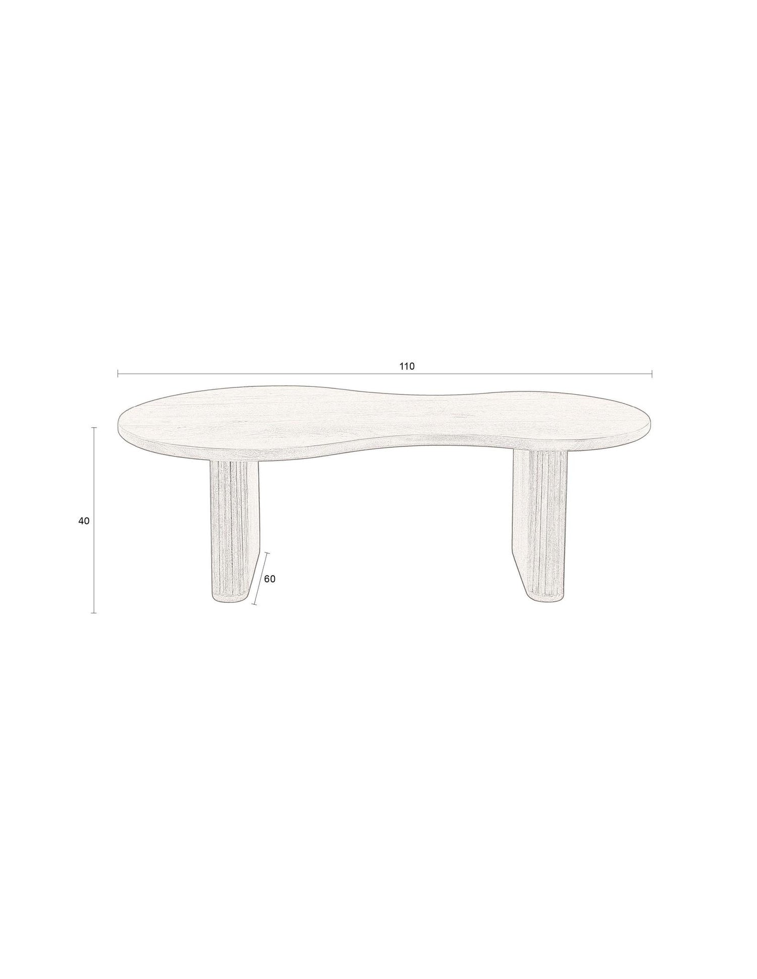 Tilon Mango Wood Coffee Table