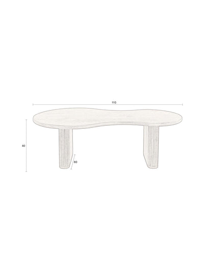 Tilon Mango Wood Coffee Table