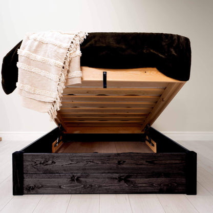 Model 05 - Handmade Wooden Ottoman Bed - Colour And Size Options available
