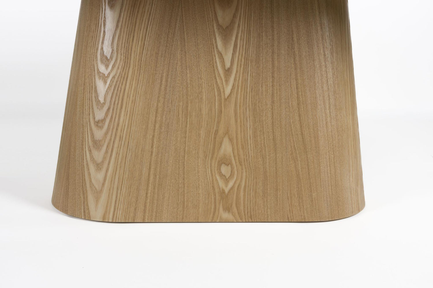 Almira Sintered Stone &amp; Wood Oval Dining Table - 2 Colours Available